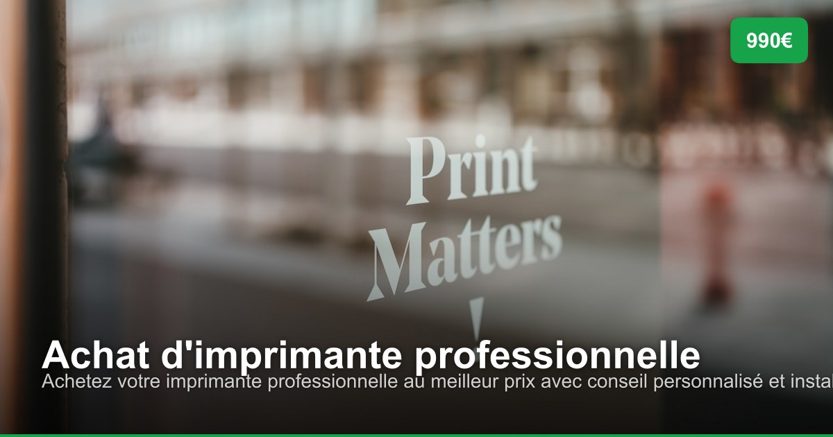 Achat d'imprimante professionnelle dans l'arrondissement de Turnhout